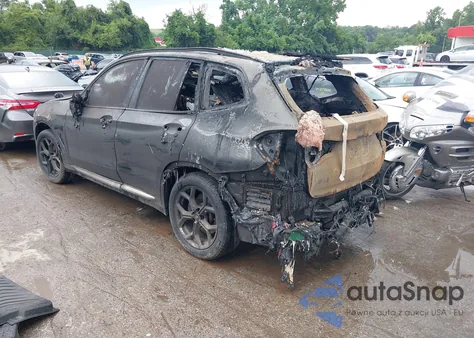 2021 BMW X3 xDrive30I из США, поврежденный, VIN 5UXTY5C03M9G46814